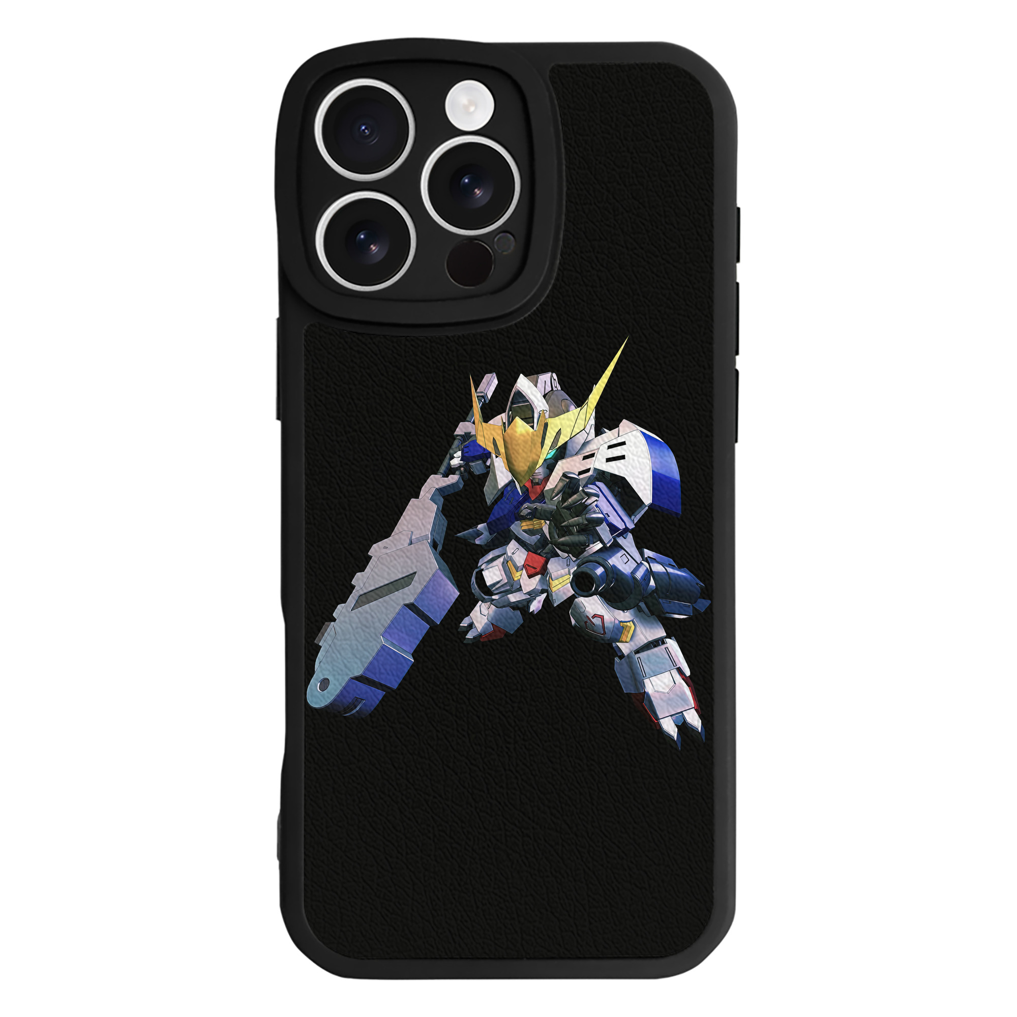 （画像用） 機動戦士ガンダム Mobile Suit Gundam 【iPhone 16シリーズ対応】シリコンスマホケース（レザー調） 材質：シリコン
